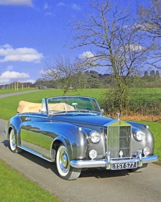 Rolls Royce Silver Cloud Paint By Numbers