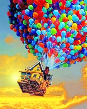 Disney Up Movie Paint By Numbers