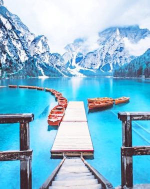 Fanes Sennes Prags Nature Park Paint By Numbers