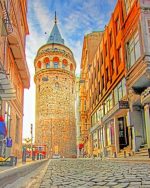 Galata Tower Paint By Numbers