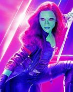 Gamora Guardians Of The Galaxy Paint By Numbers