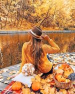 Girl In Autumn Paint By Numbers