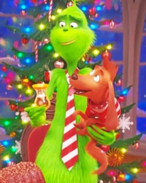 Grinch And Max Paint By Numbers