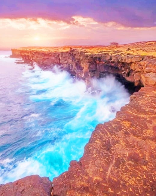 Seaside Rocks Paint By Numbers