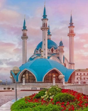 Kul Sharif Mosque Paint By Numbers