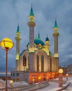 Kul Sharif Mosque Paint By Numbers