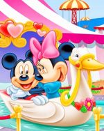 Micky And Minnie In Love Paint By Numbers