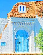 Moroccan Traditional Door Paint By Numbers