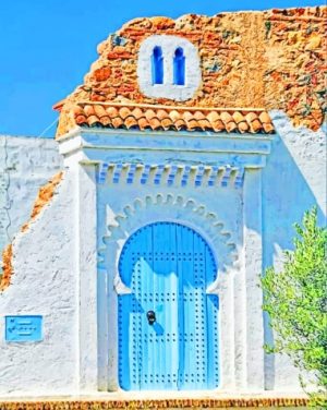 Moroccan Traditional Door Paint By Numbers
