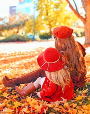 Mother And Daughter Paint By Numbers