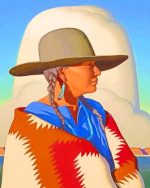 Native Indian Woman Paint By Numbers