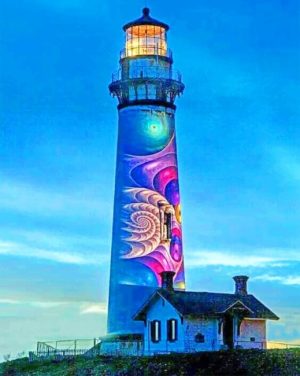 Pigeon Point Lighthouse Paint By Numbers