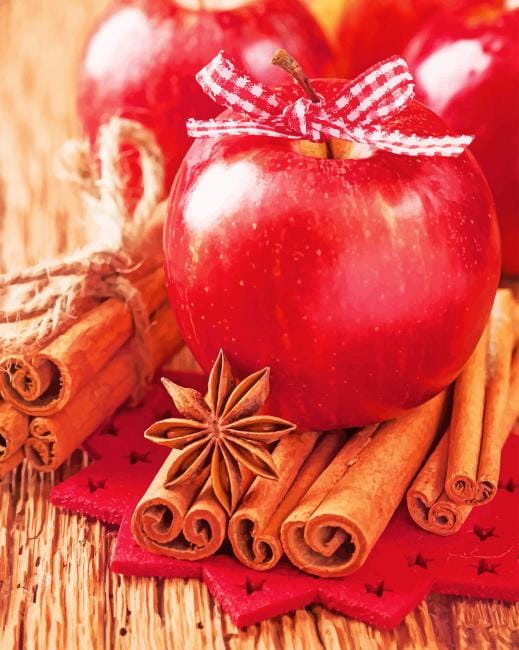 Red Apples Paint By Numbers