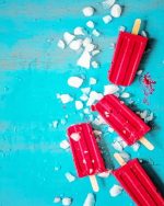 Red Popsicles Paint By Numbers
