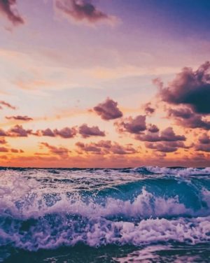 Sea Waves paint by numbers