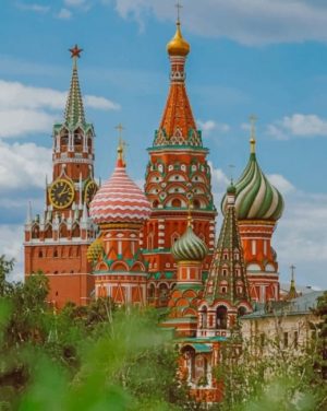 St Basils Cathedral Paint By Numbers