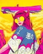 Swaggy Girl Illustration paint by numbers