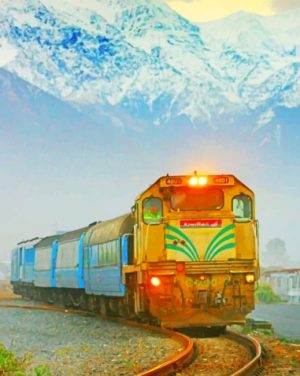 Train Railway Kaikoura Paint By Numbers