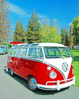VW Camper Van Paint By Numbers