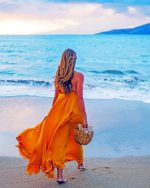 Woman In Beach Paint By Numbers