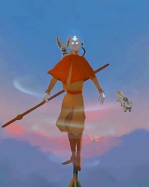 Aang The Last Airbender paint by numbers