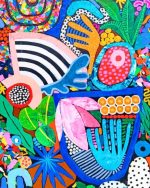 Abstract Colorful Art Paint By Numbers