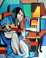 Abstract Guitarist Paint By Numbers