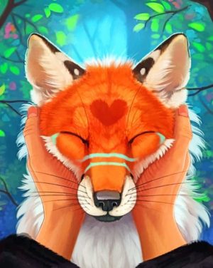 Adorable Fox Paint By Numbers