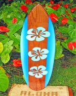 Aloha Surfboard Paint By Numbers