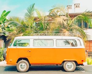 Yellow VW Paint By Numbers