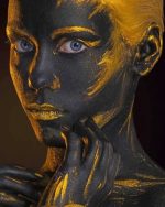 Golden Woman Paint by numbers