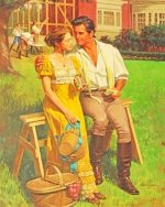 Retro Couple In Love Paint By Numbers