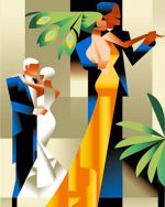 Illustration Dancers Paint By Numbers