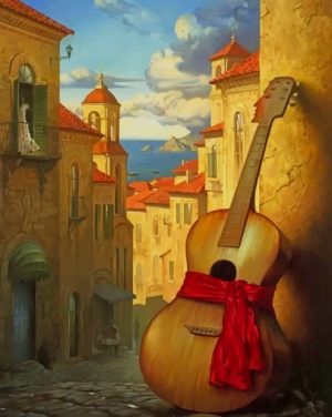 Spanish Guitar Paint By Numbers