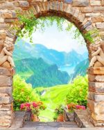 Garden Arch Paint By Numbers