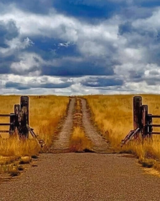 Countryside Road Paint By Numbers