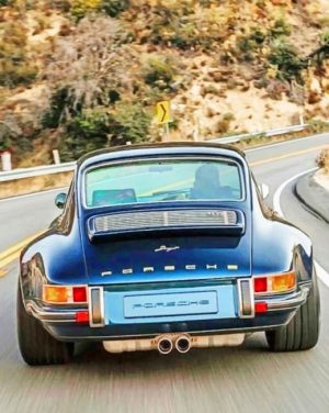 Porsche 911 Car Paint By Numbers