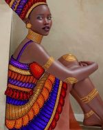African Lady Paint By Numbers