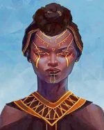 African Lady Paint By Numbers