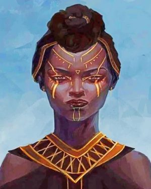 African Lady Paint By Numbers