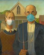 Masked American Gothic Paint By Numbers