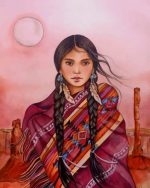 Amerindian Girl Paint By Numbers