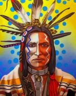 Amerindian Man Paint By Numbers