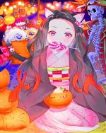 Nezuko Kamado Paint By Numbers