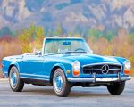 Mercedes Blue Car Paint By Numbers