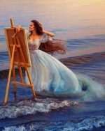 Artist By The Sea Paint By Numbers