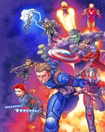 Avengers Heroes Paint By Numbers