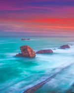 Sunset Over Sea Paint By Numbers