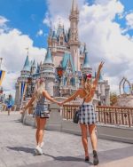 Besties In Disneyland Paint By Numbers