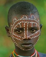 Black African Boy Paint By Numbers